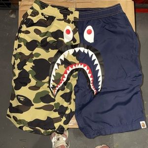 Bape swim trunks